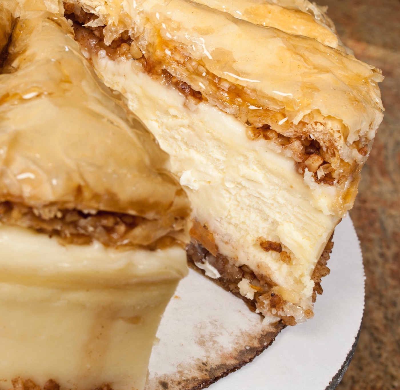 Order Baklava Cheesecake food online from Eveready Diner store, Brewster on bringmethat.com