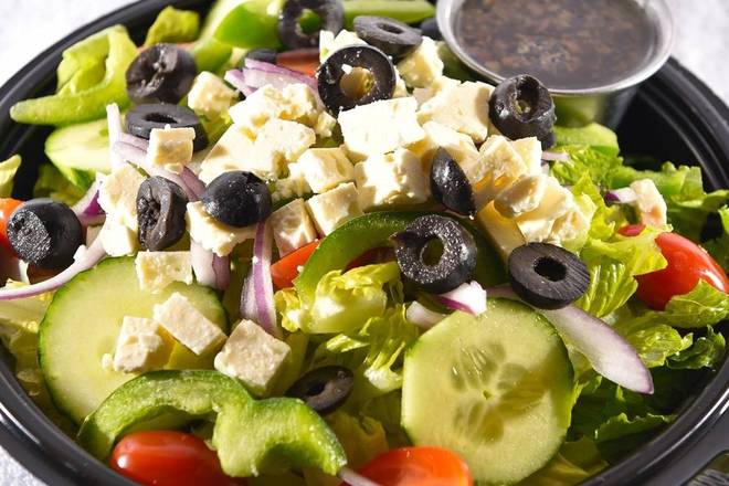 Order Mediterranean Salad food online from Freddy Pasta And Pizza store, Gaithersburg on bringmethat.com
