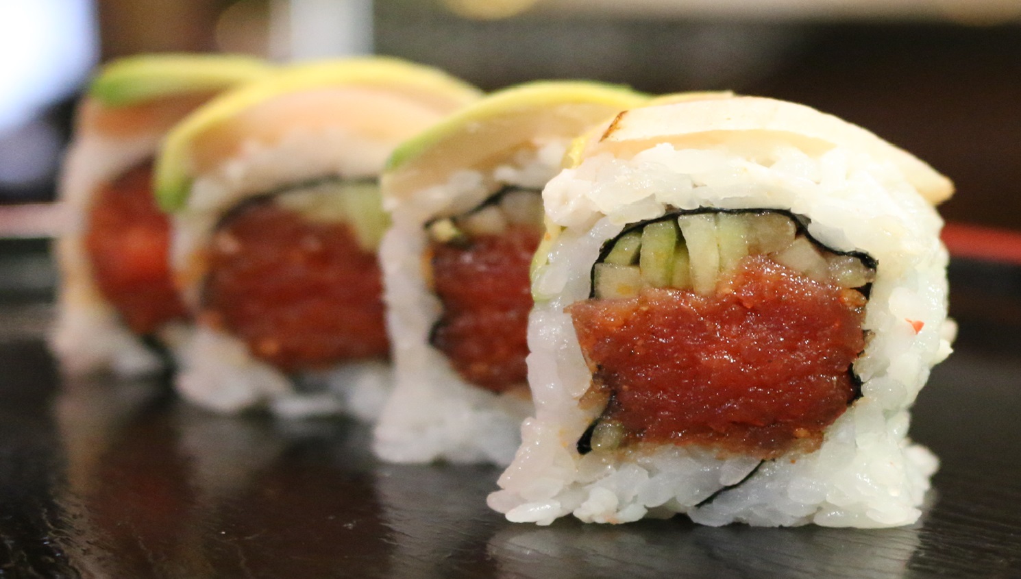 Order Albacore Special Roll food online from Kaze Sushi & Hibachi store, Mesquite on bringmethat.com