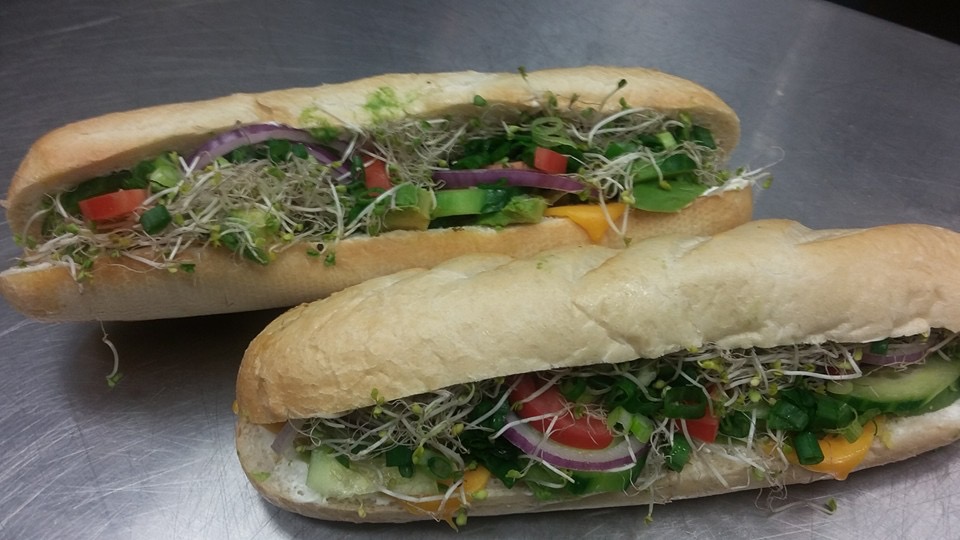 Order Veggie and Cheese Sandwich food online from Sultana's Bakery & Cafe store, Brighton on bringmethat.com