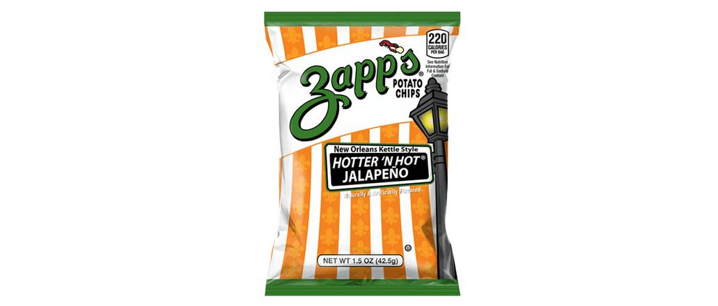 Order Zapp's Hotter 'N Hot Jalapeño Chips food online from Potbelly store, Dallas on bringmethat.com