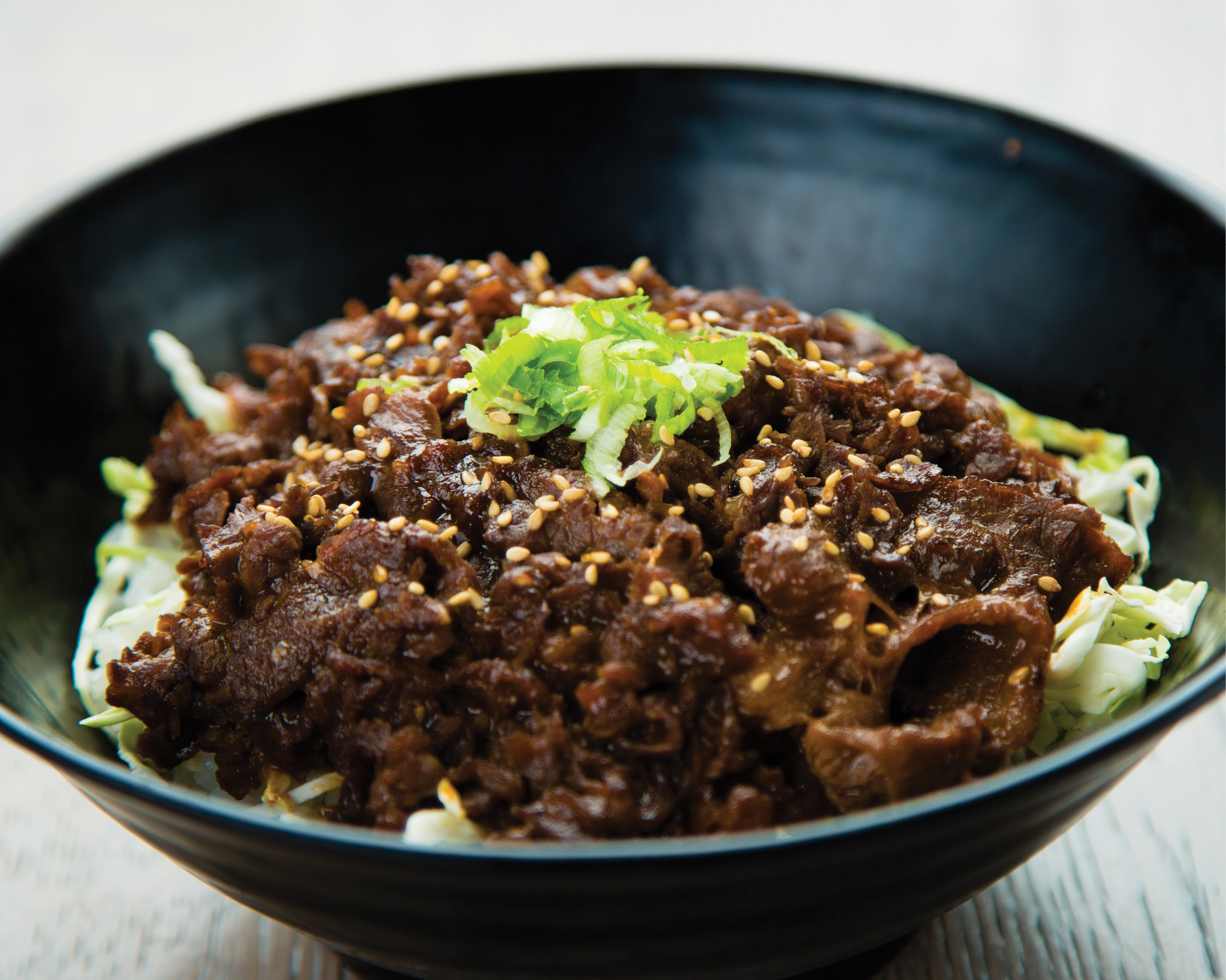 Order Umakara Beef Rice Bowl food online from Gyu-Kaku Japanese Bbq store, Naperville on bringmethat.com