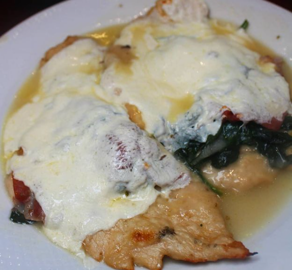 Order Chicken Florentine  food online from Raimos Pizza Of Amityville store, Amityville on bringmethat.com
