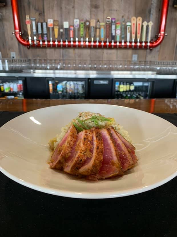 Order Seared Yellowfin Tuna food online from 40 North Tap + Grille store, Grand Island on bringmethat.com