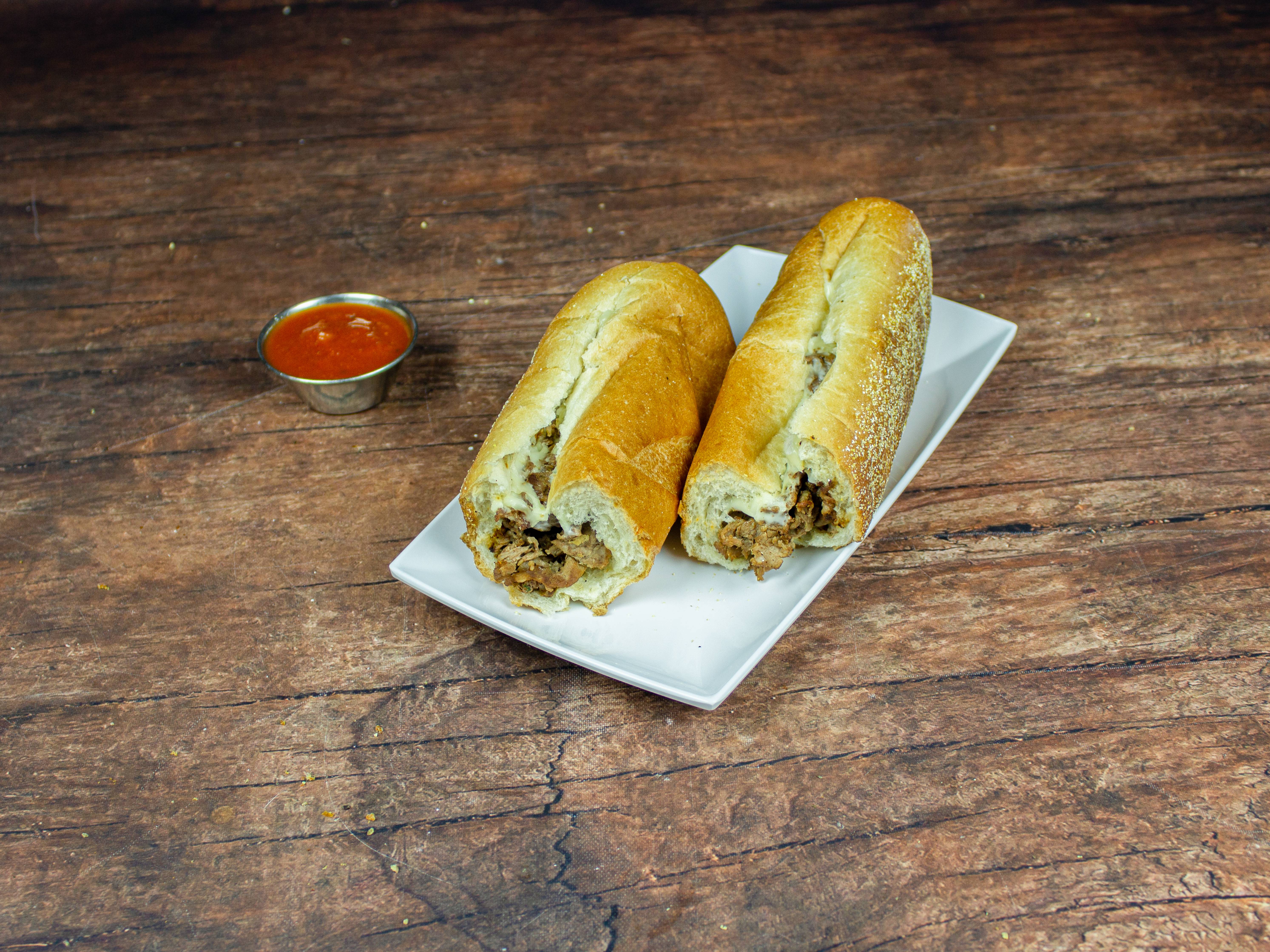 Order Cheese Steak Sub food online from Mona Lisa Pizza & Grill store, Cambridge on bringmethat.com