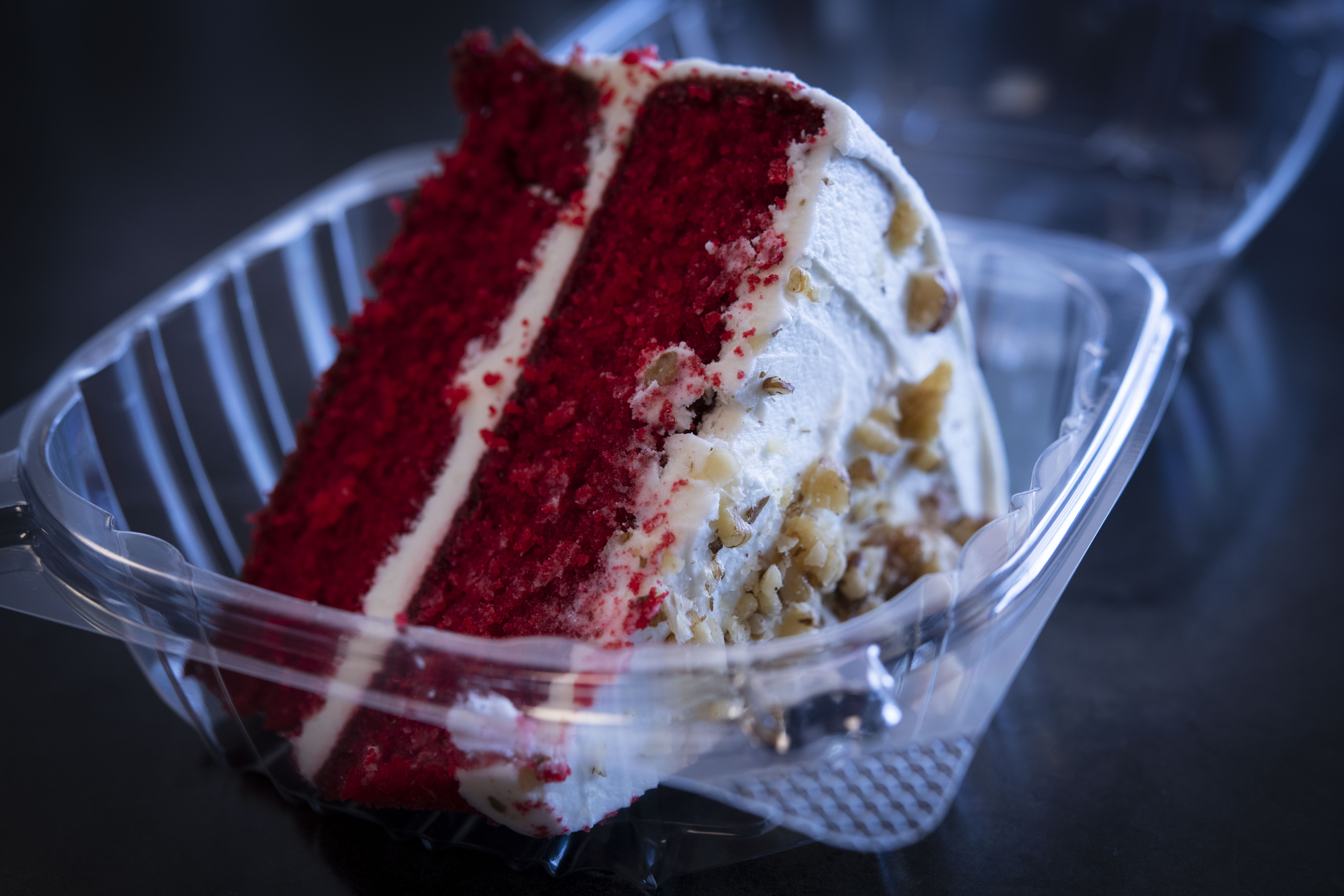 Order  Red Velvet Cake  food online from Big Country Bbq & Soulfood store, Stockbridge on bringmethat.com