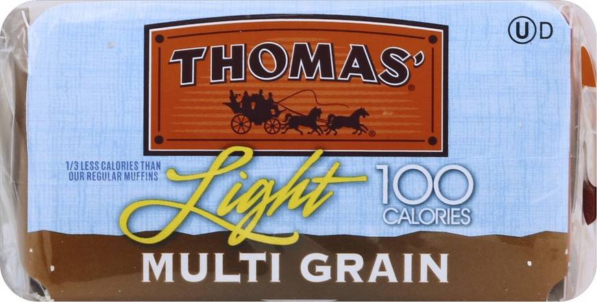 Order Thomas' · Light Multi Grain English Muffins (6 ct) food online from Safeway store, Rehoboth Beach on bringmethat.com