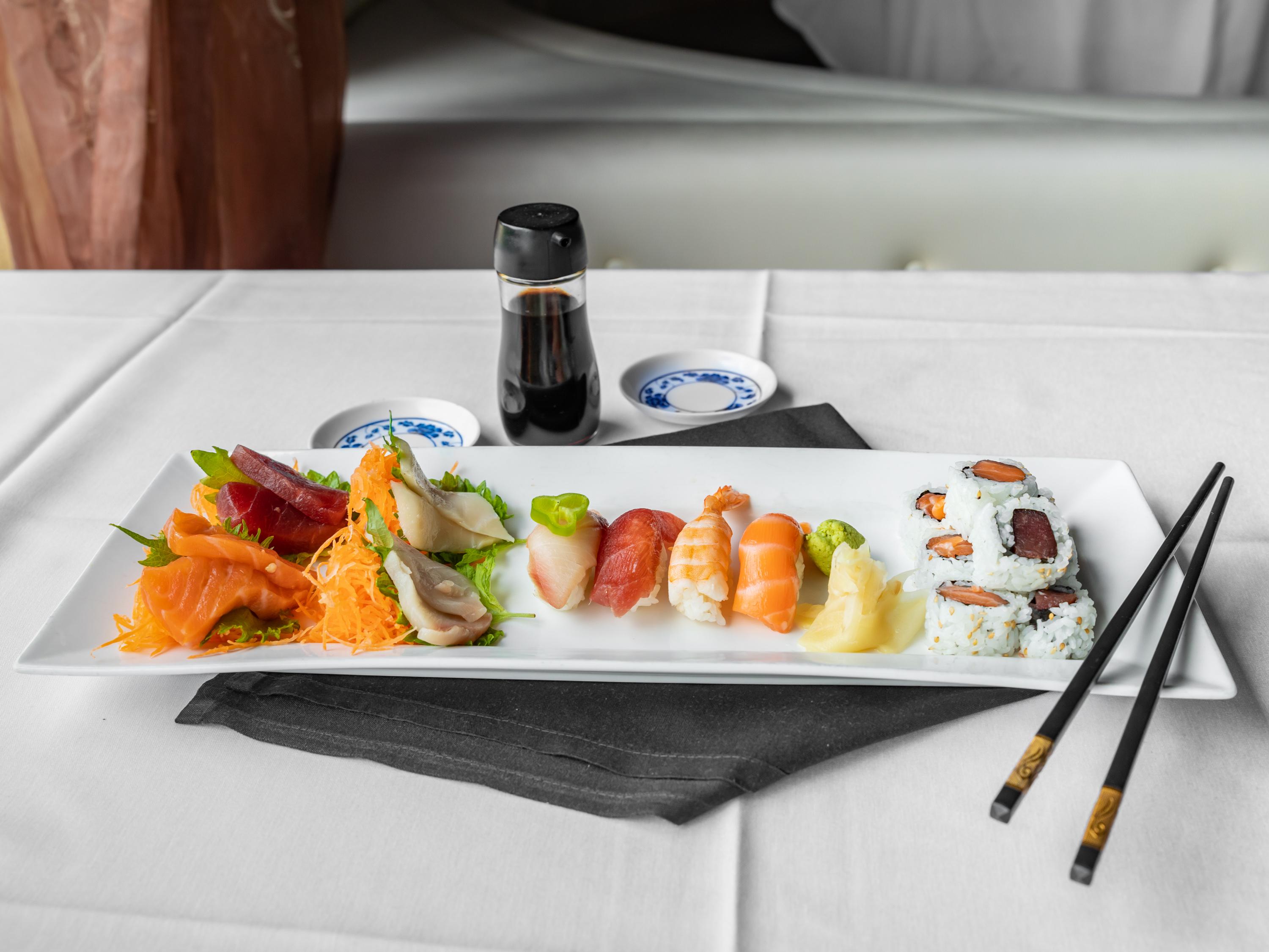Order Sushi and Sashimi Combo food online from Wafu Asian Bistro store, Fairfield on bringmethat.com