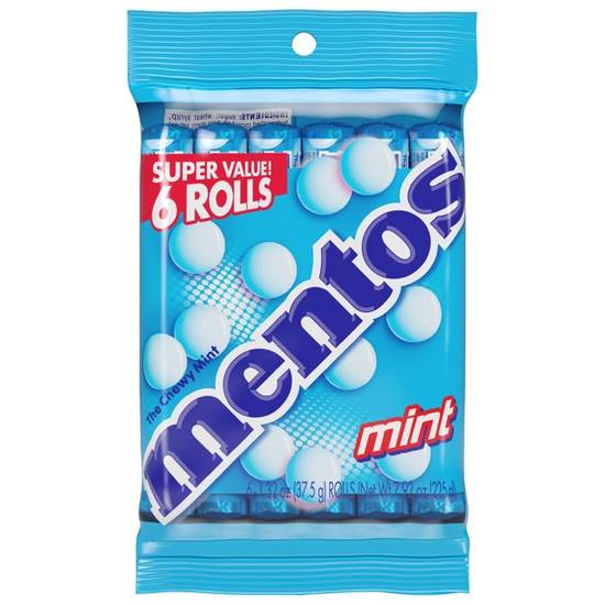 Order Mentos The Chewy Mint Candy Mint Flavor food online from Exxon Food Mart store, Port Huron on bringmethat.com