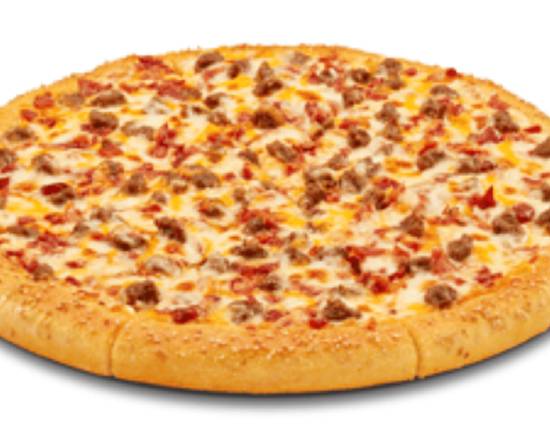 Order 10" Bacon Cheddar Burger food online from Hungry Howie's Pizza store, DEERFIELD BEACH on bringmethat.com