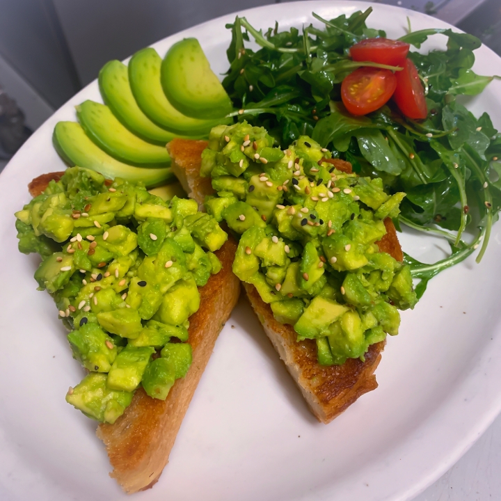 Order Hungry's Avo Toast food online from Hungry Kitchen And Tap store, San Diego on bringmethat.com