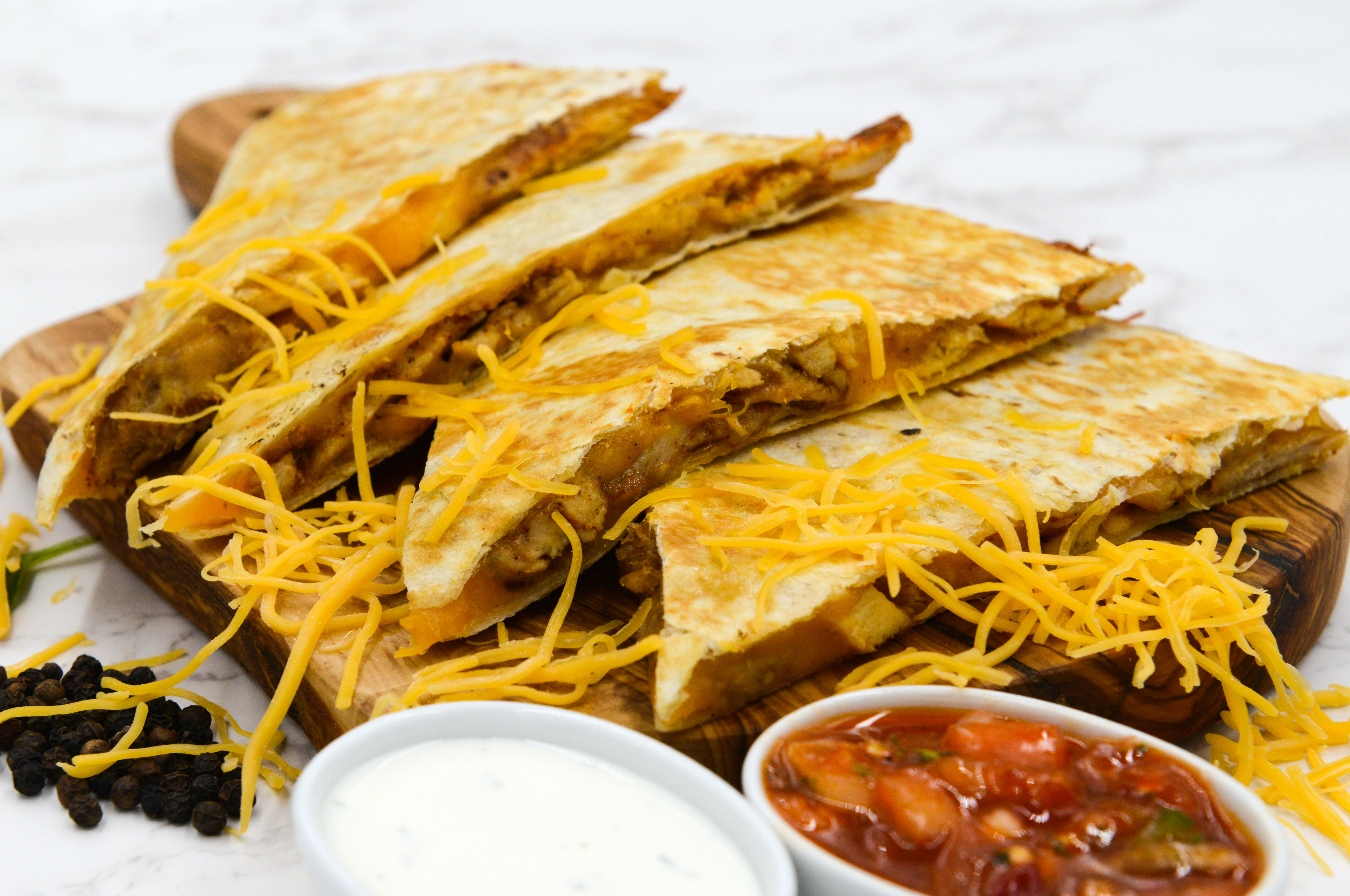Order Quesadilla food online from Jeb Pizza store, Troy on bringmethat.com