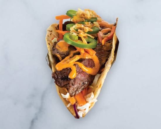 Order Sriracha Steak Taco a la carte food online from Pacific Catch store, Campbell on bringmethat.com