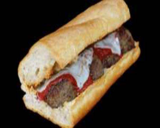 Order Meatball Parmesan Sub food online from Pizza 911 store, Manchester on bringmethat.com