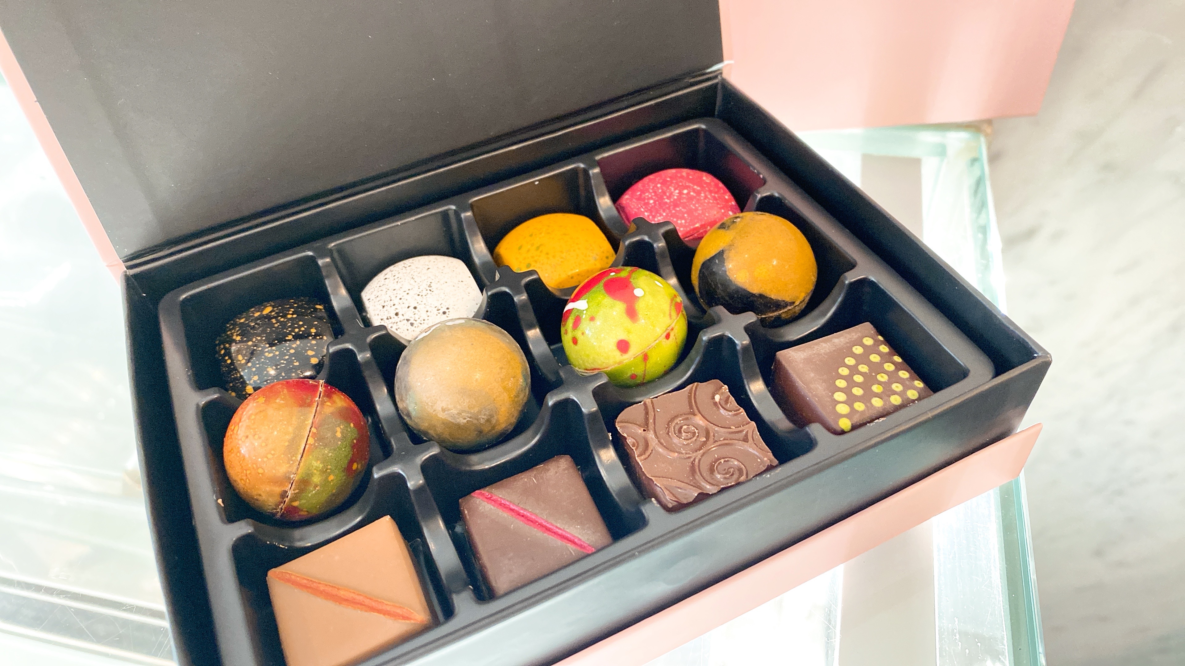 Order Individual Chocolates (Assorted Flavors) food online from Alexander Patisserie store, Mountain View on bringmethat.com