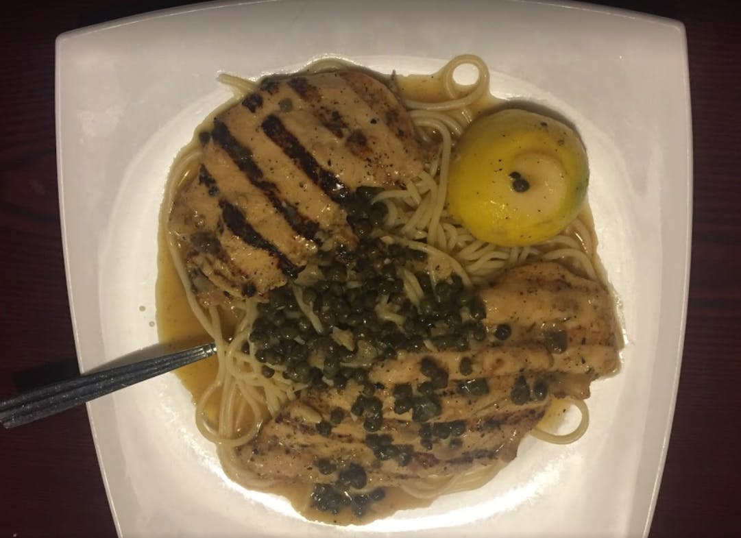 Order Chicken Picatta - Entree food online from Italian Garden Dining store, Mountain Home on bringmethat.com