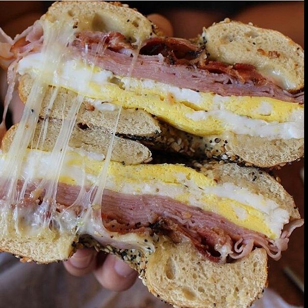 Order Heart Attack Hero food online from Long Island Bagel Cafe store, Glen Cove on bringmethat.com