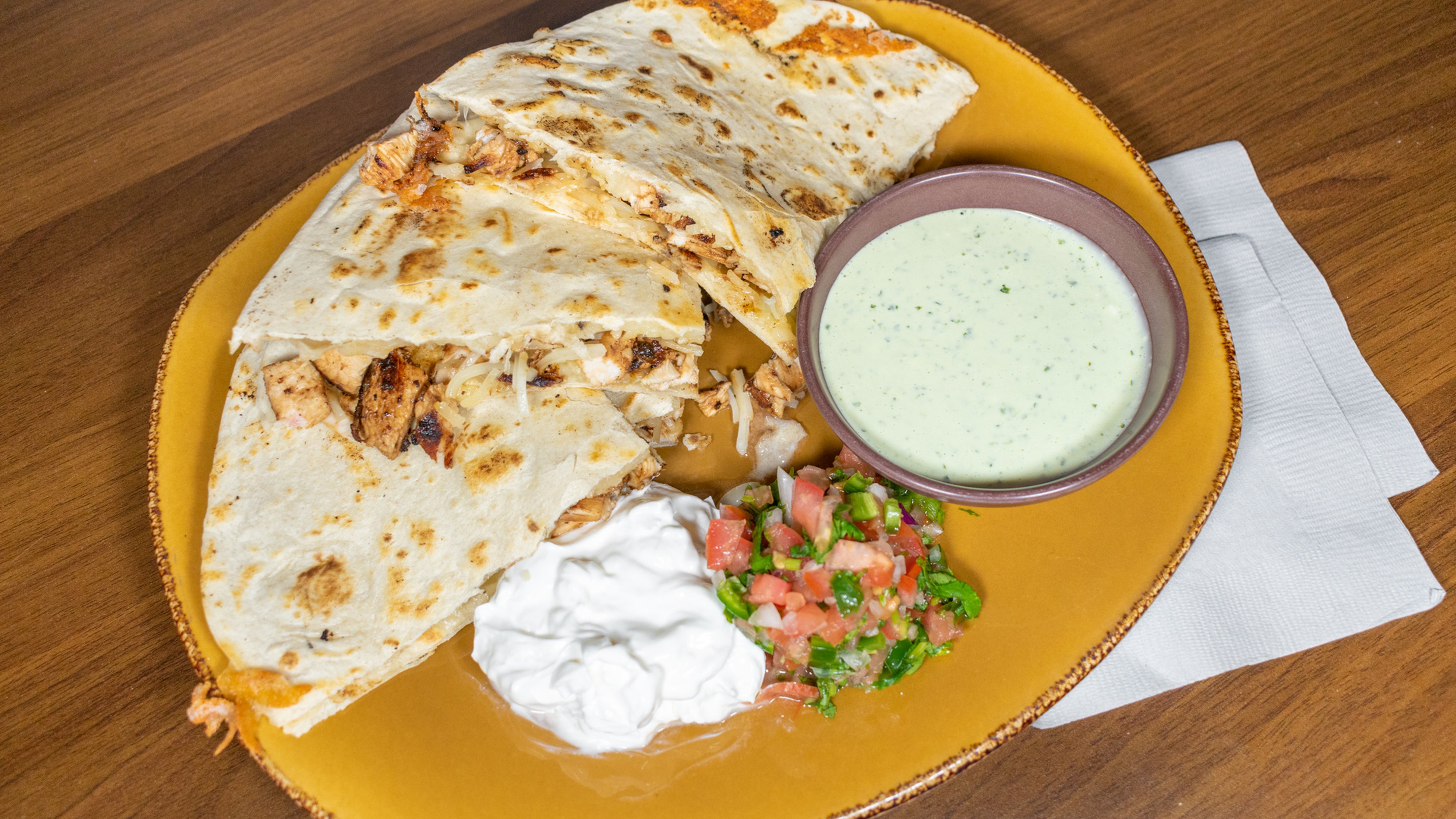 Order Quesadillas food online from STEEL HOUSE BAR & GRILL store, Houston on bringmethat.com