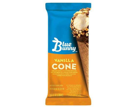 Order Blue Bunny Ice Cream Cone 4oz food online from Abc Discount Store store, San Diego on bringmethat.com