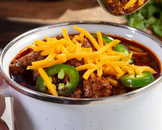 Order Four Sixes Chuck Wagon Chili food online from The Meat Board store, Fort Worth on bringmethat.com