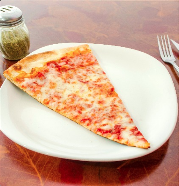 Order Cheese Pizza Slice food online from Ricoy Pizzeria Restaurant store, Passaic on bringmethat.com