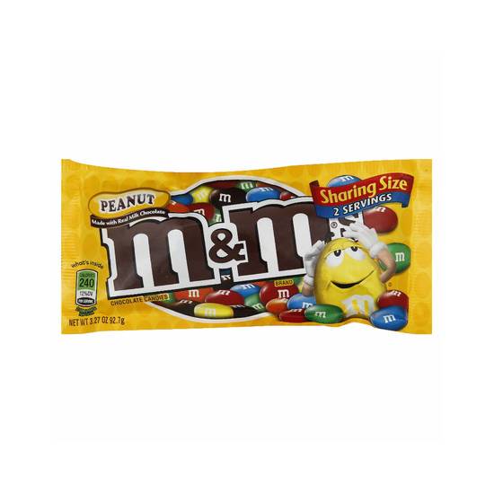 Order M&M's Peanut Sharing Size food online from Pink Dot Logan Heights store, San Diego on bringmethat.com