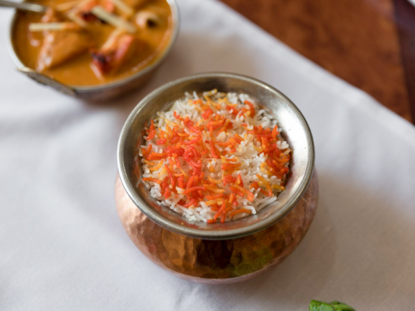 Order Steamed Basmati Rice food online from Maharaja palace store, New York on bringmethat.com