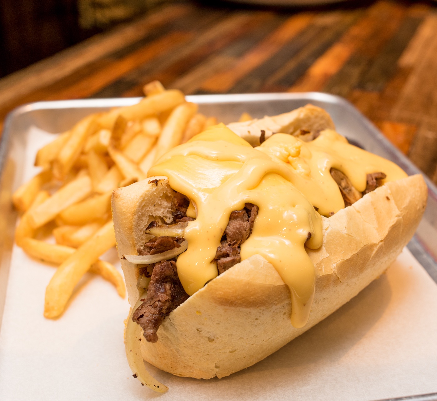 Order Truffle Philly Cheesesteak food online from Rewind Taco store, Washington on bringmethat.com