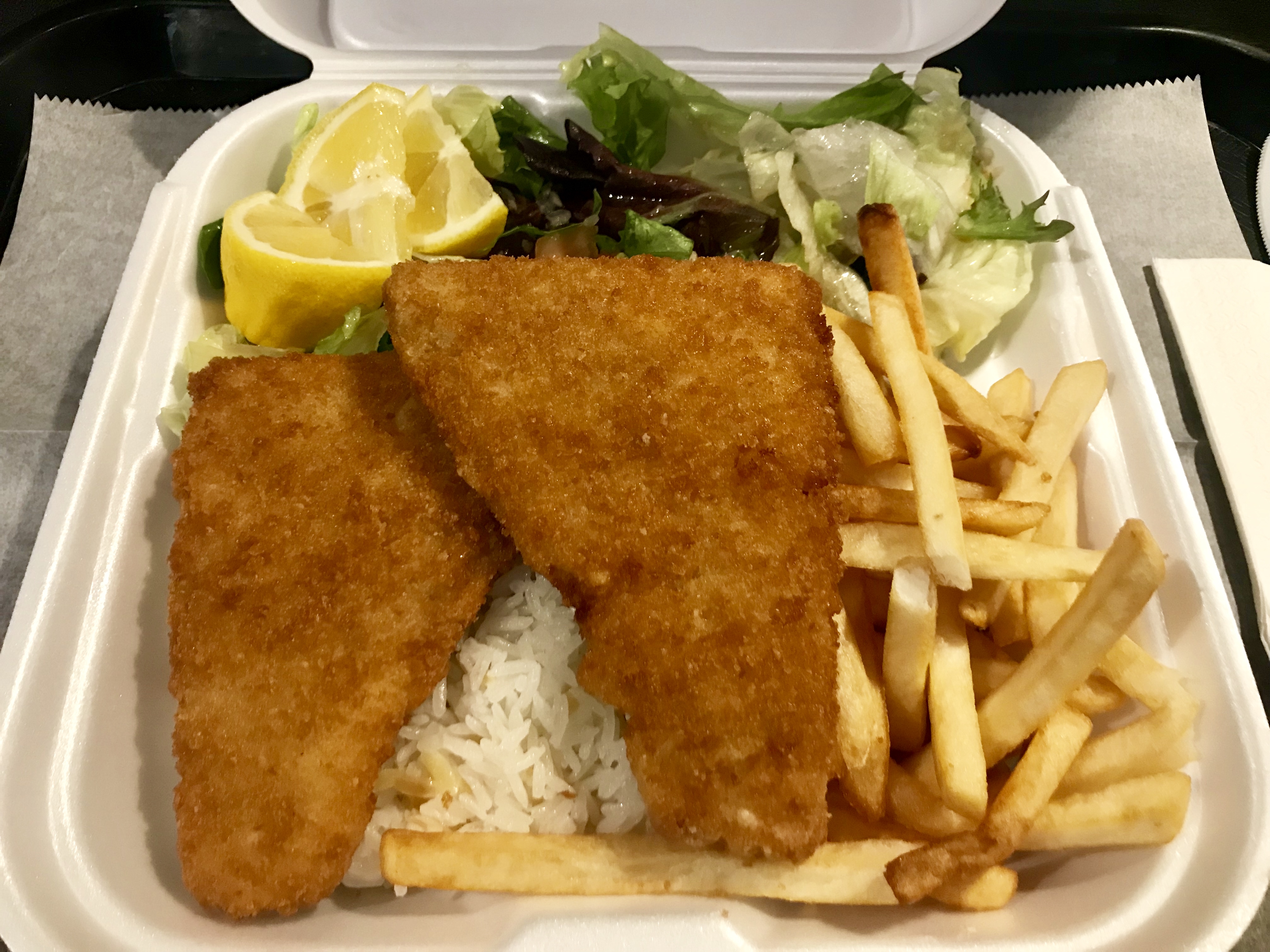 Order Fish and Chips Dinner food online from Inbound Pizza store, Allston on bringmethat.com