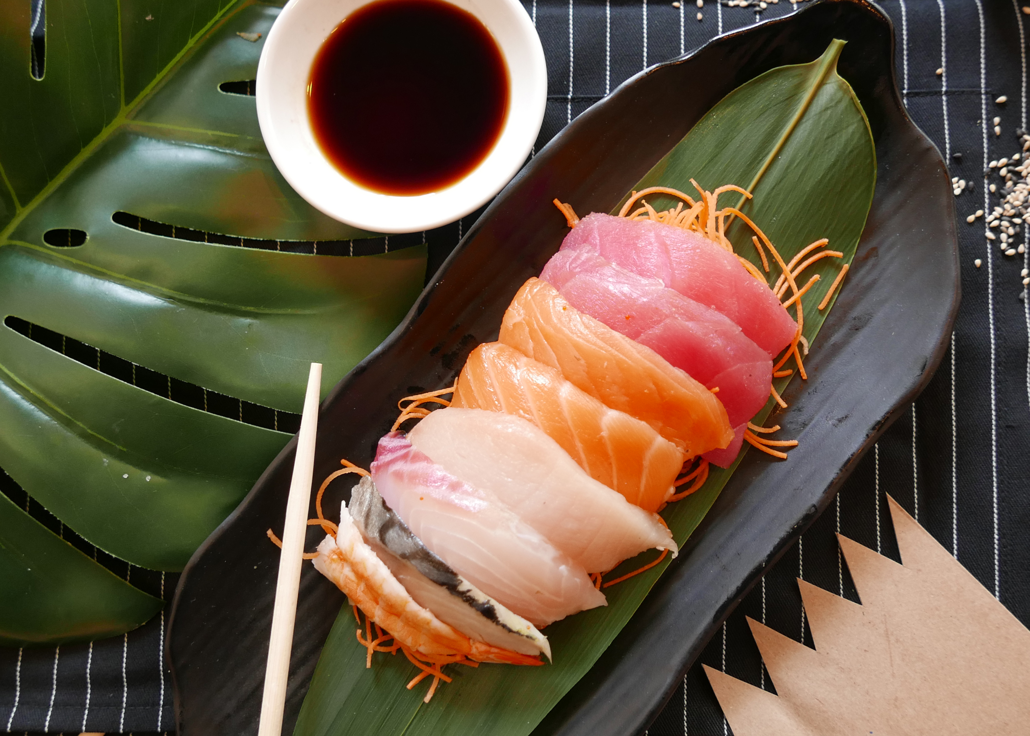 Order Classic Sashimi food online from Shinju Sushi store, Chicago on bringmethat.com