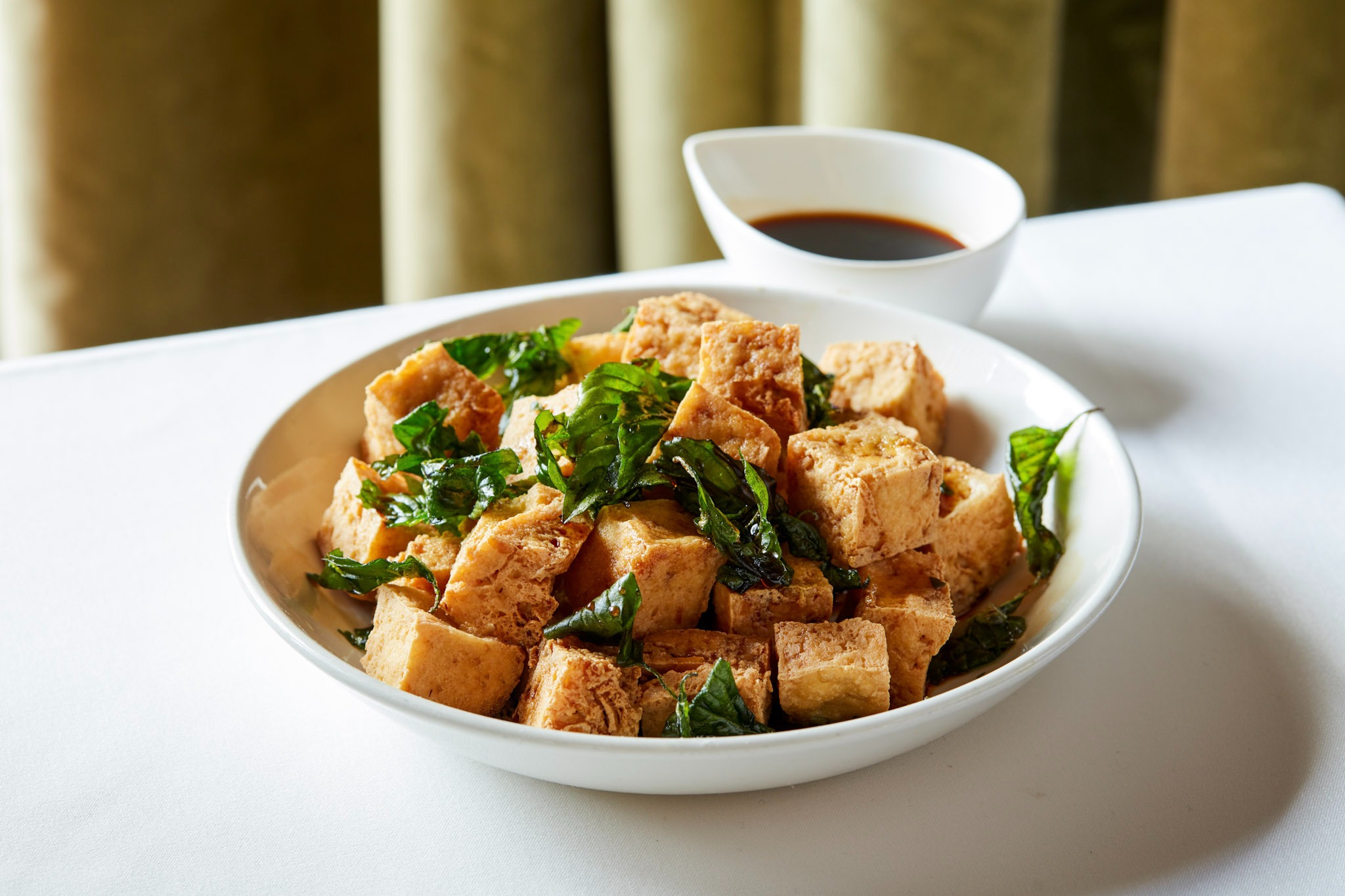 Order Basil Tofu food online from Tamarine Restaurant store, Palo Alto on bringmethat.com