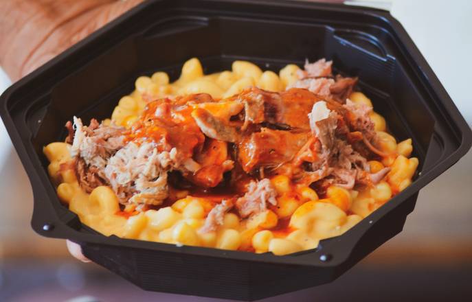 Order Meaty Mac food online from Smothered Bbq store, Tempe on bringmethat.com