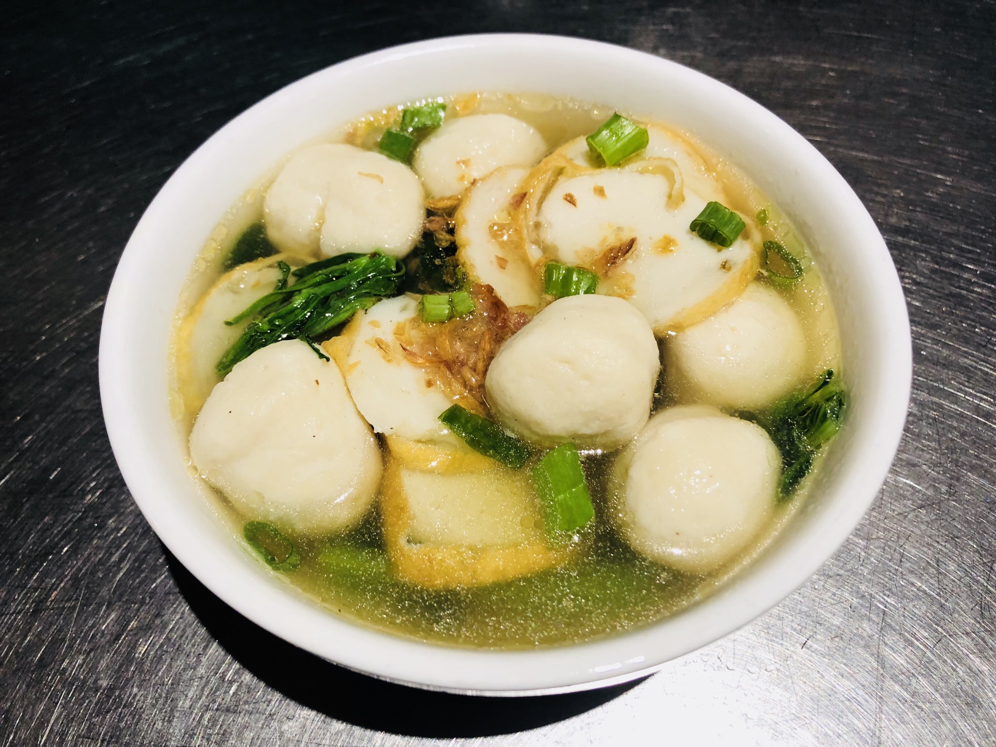 Order Fish Ball Soup food online from WK Restaurant store, New York on bringmethat.com