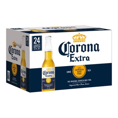 Order Corona Extra Beer 4.6% ABV 24 Pack Bottle food online from Mirage Wine & Liquor store, Palm Springs on bringmethat.com