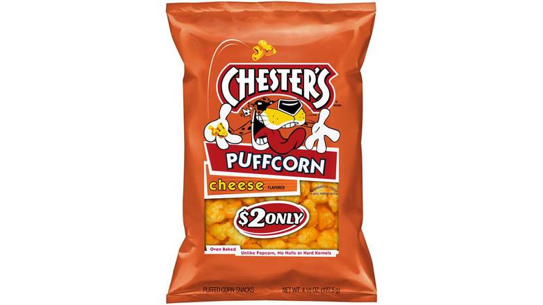 Order Chesters Puffcorn Cheese food online from Trumbull Mobil store, Trumbull on bringmethat.com