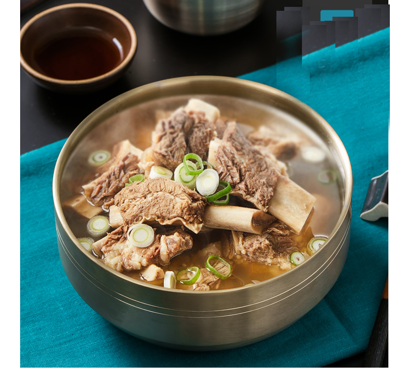Order Beef Bone Soup (갈비탕) Galbi-Tang food online from Crazy Noodle And Chicken store, Glendale on bringmethat.com