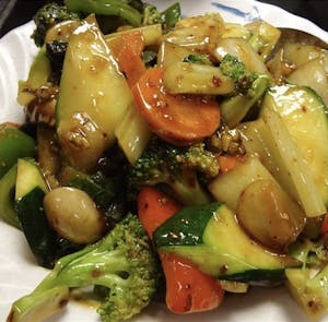 Order 103. Yuxiang Vegetables 鱼香蔬菜 food online from Moon Wok store, Lenexa on bringmethat.com