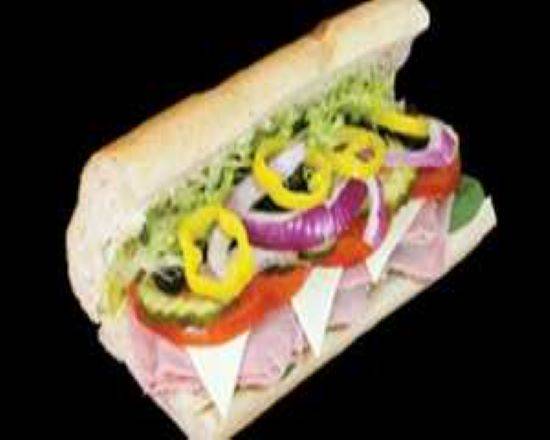 Order Ham and Cheese Cold Sub food online from Pizza 911 store, Manchester on bringmethat.com