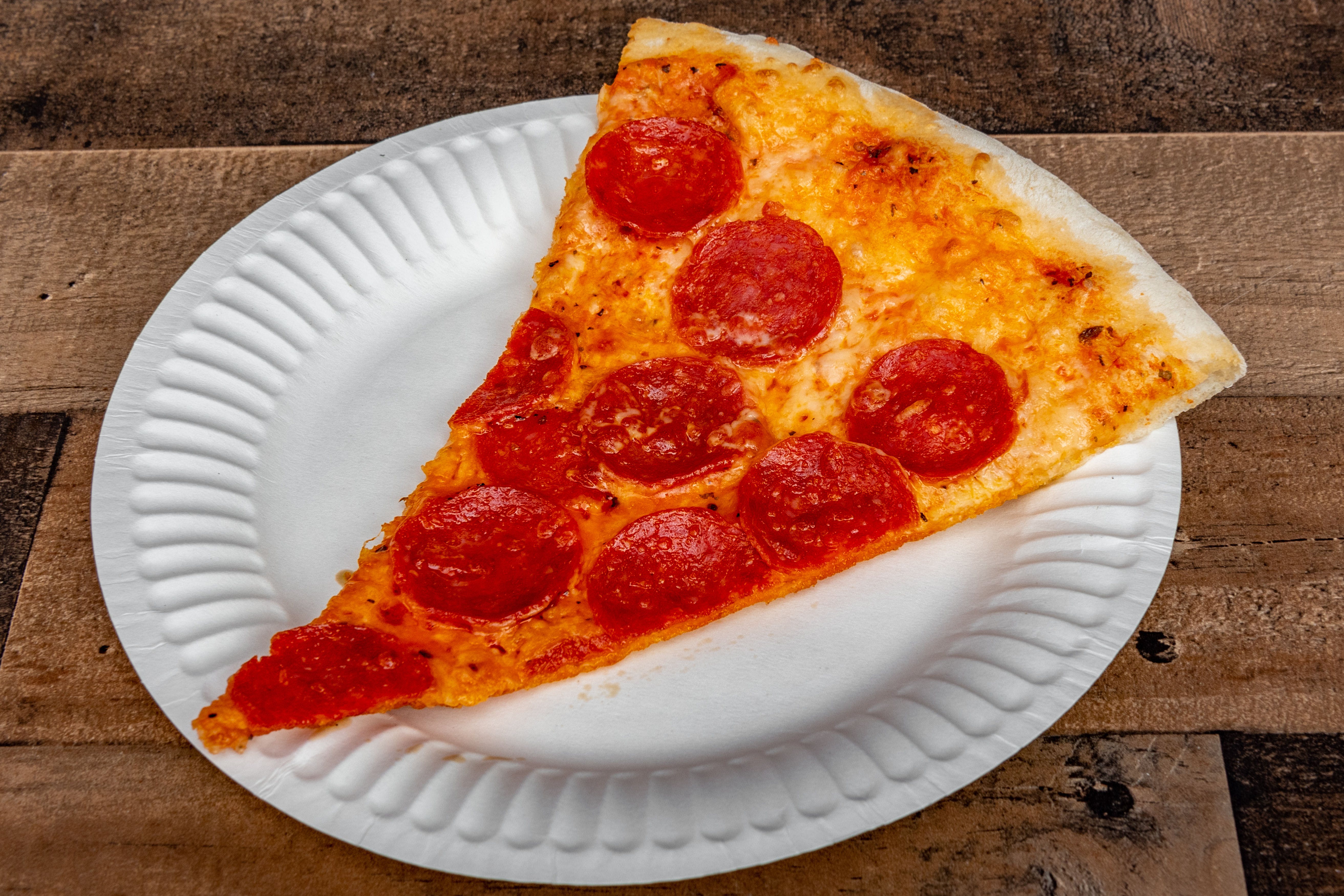 Order Pepperoni Slice - Slice food online from San Remo Pizzeria store, San Diego on bringmethat.com