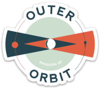 Order Sticker Die Cut Logo food online from Outer Orbit store, San Francisco on bringmethat.com
