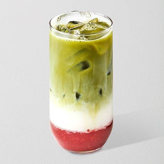 Order Strawberry Matcha Latte food online from Sunright Tea Studio store, Costa Mesa on bringmethat.com