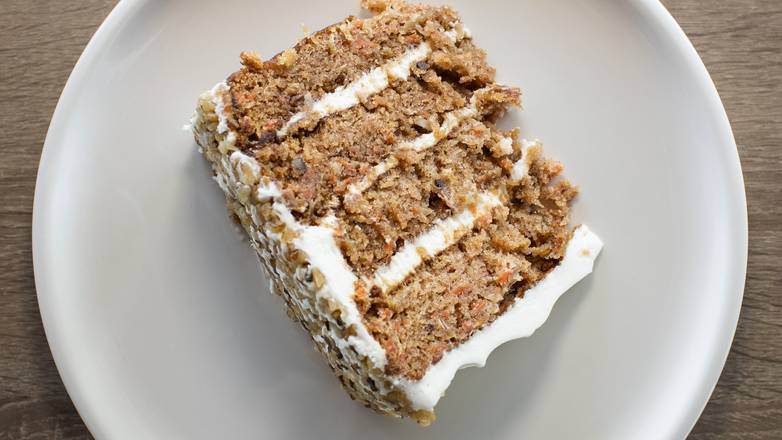 Order Truland Carrot Cake (Full Slice) food online from Truland Burgers & Greens store, Chandler on bringmethat.com