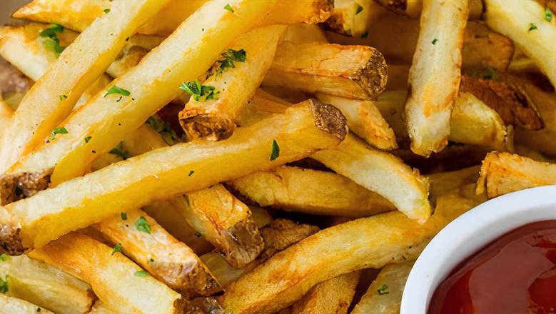 Order Bullet French Fries  food online from Salahs Halal Food store, Suffolk County on bringmethat.com
