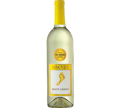 Order Barefoot Pinot Grigio 750ml food online from Extra Mile 3052 store, Vacaville on bringmethat.com