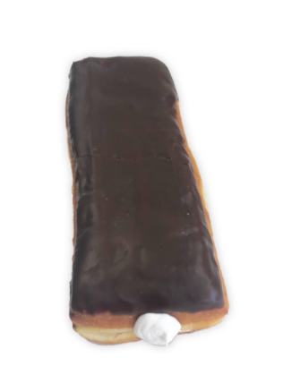 Order Long John with Chocolate Iced food online from Shipley Do-Nuts store, Manor on bringmethat.com