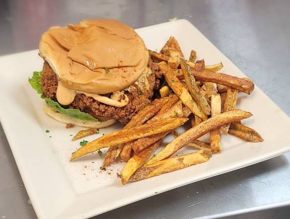 Order Buttermilk Fried Chicken Sandwich  food online from 216 Cafe store, Cleveland on bringmethat.com