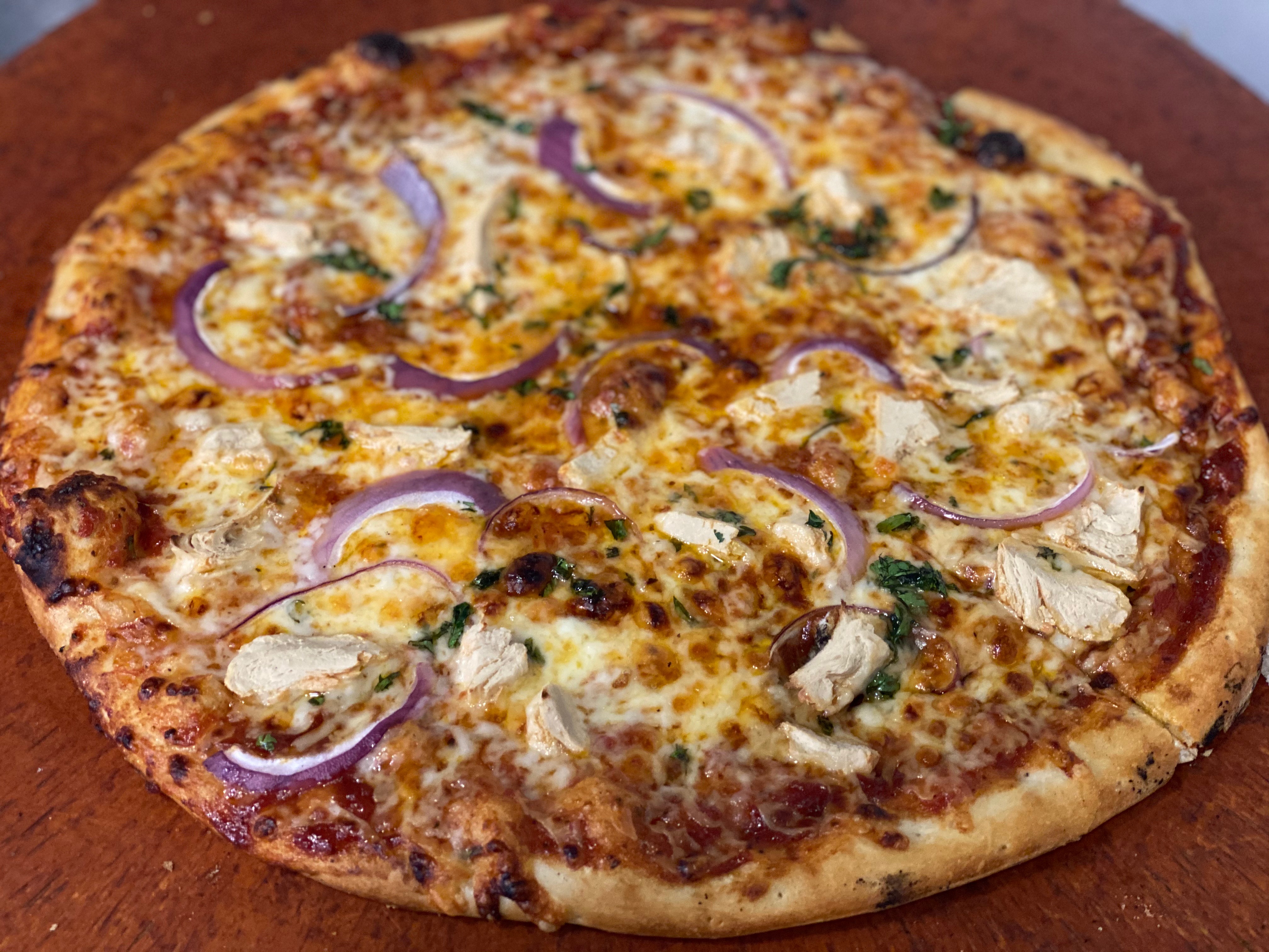 Order BBQ Chicken Pizza food online from Midtown Pizza store, Dallas on bringmethat.com