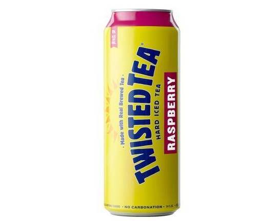 Order Twisted Tea Brewing Hard Iced Tea Raspberry Cans - 24 Fl. Oz ,(5% ABV) food online from Pacific Liquor Market store, Bell Gardens on bringmethat.com
