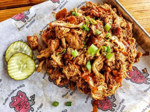 Order 1 Lb Pulled Chicken food online from Rollin Smoke Bbq store, Las Vegas on bringmethat.com