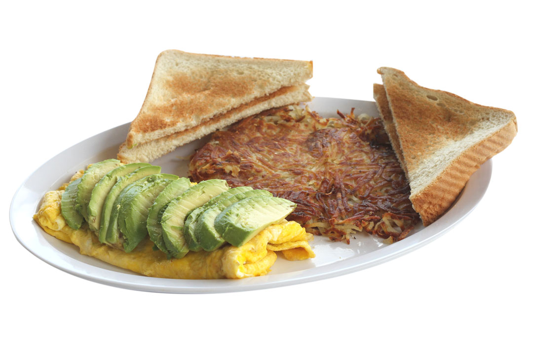 Order Avocado Omelet food online from Michael Super Burgers store, Whittier on bringmethat.com